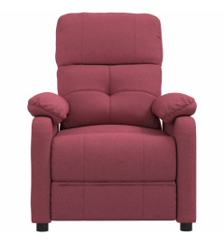 Fauteuil de massage Rouge bordeaux Tissu