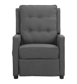 Fauteuil inclinable Gris clair Tissu