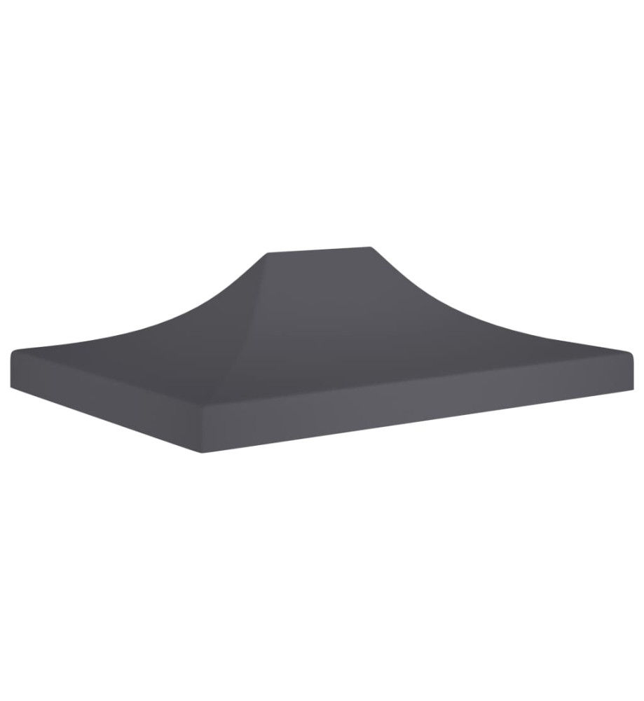 Toit de tente de réception 4,5x3 m Anthracite 270 g/m²