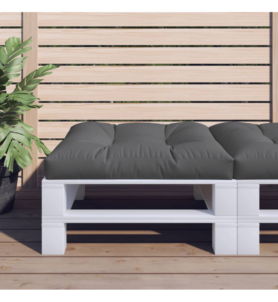 Coussin de palette anthracite 70x70x12 cm tissu Coussin de palette anthracite 70x70x12 cm tissu