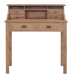 Bureau 90x50x100 cm bois de teck solide