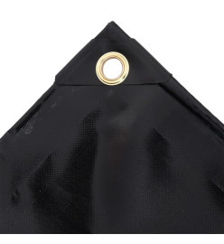 Bâche de protection 650 g/m² 3x4 m Noir