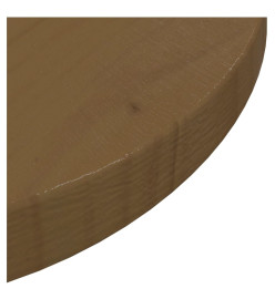 Dessus de table Marron Ø30x2,5 cm Bois de pin massif