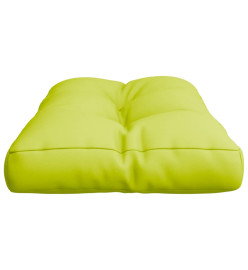 Coussin de palette vert vif 80x40x10 cm tissu