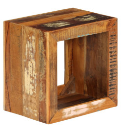 Tabouret 40x30x40 cm Bois de récupération solide