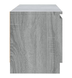 Meuble TV avec lumières LED sonoma gris 120x30x35,5 cm