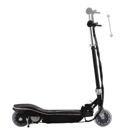 Trottinette électrique avec LED 120 W Noir