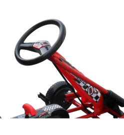 Kart à pédales pour enfants Rouge