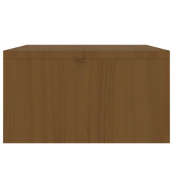 Support de moniteur Marron miel 100x27x15 cm Bois de pin solide