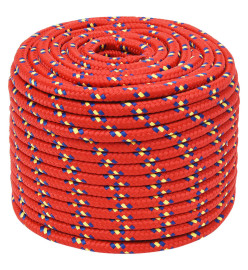 Corde de bateau Rouge 14 mm 25 m Polypropylène