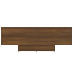 Table basse Chêne marron 85x55x31 cm Bois d'ingénierie