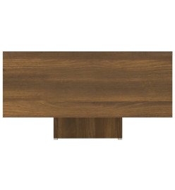 Table basse Chêne marron 85x55x31 cm Bois d'ingénierie