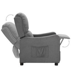 Fauteuil Gris clair Tissu