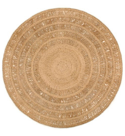 Tapis Jute tressé à la main 180 cm Rond