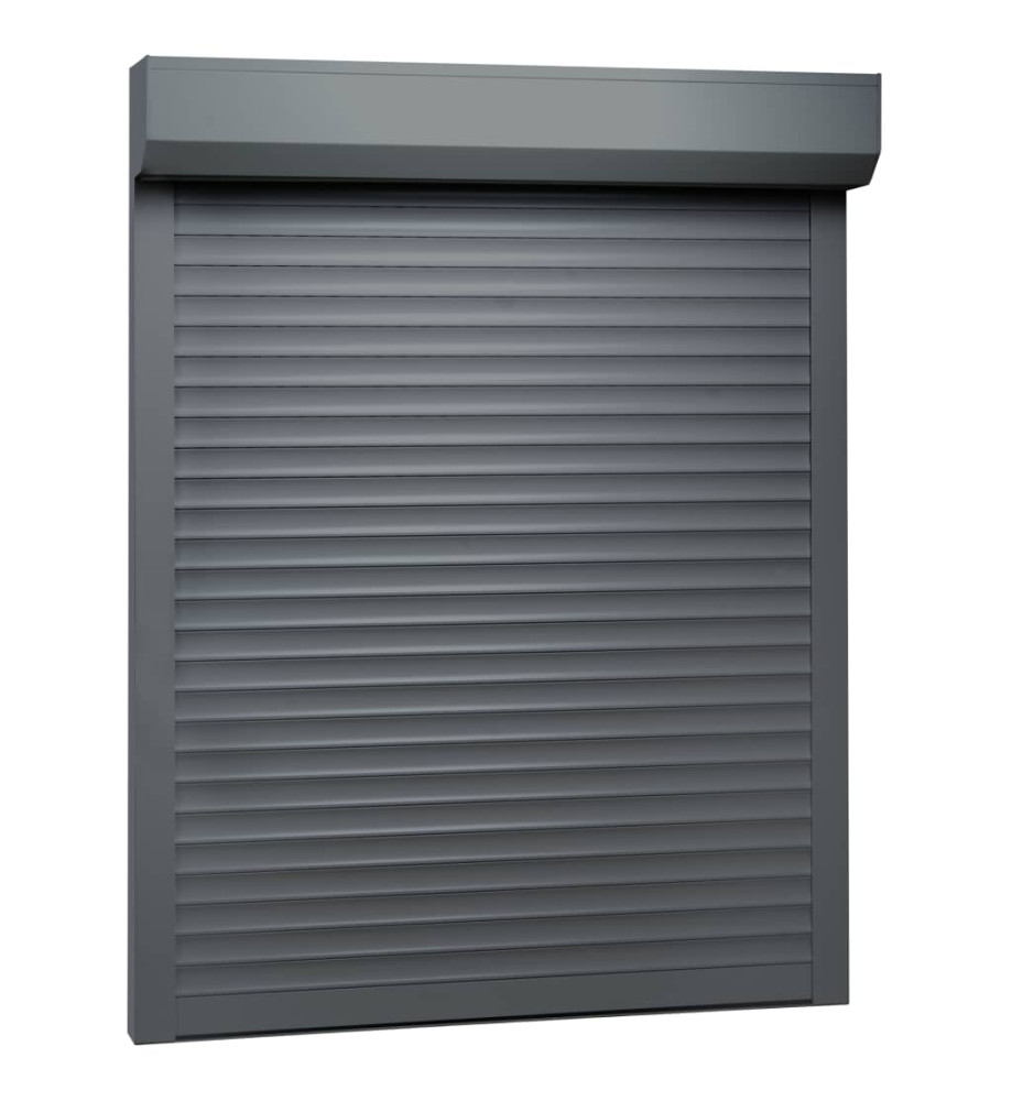 Volet roulant aluminium 130x140 cm anthracite