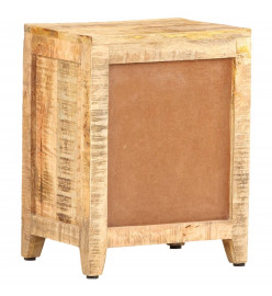 Table de chevet 40x30x50 cm Bois de manguier massif