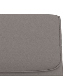 Banc Taupe 100x64x80 cm Tissu