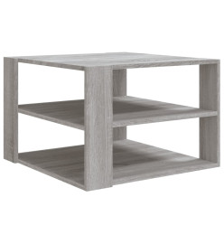 Table basse Sonoma gris 60x60x40 cm Bois d'ingénierie