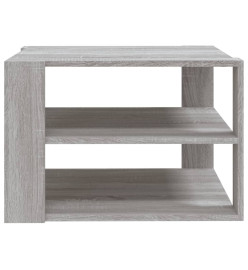 Table basse Sonoma gris 60x60x40 cm Bois d'ingénierie