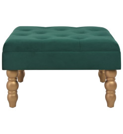 Tabouret Vert foncé 60x60x36 cm Velours