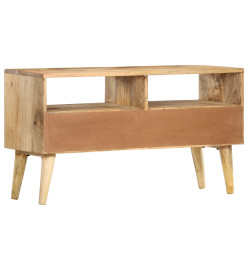 Meuble TV 90x30x50 cm Bois de manguier solide