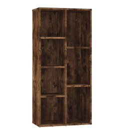 Armoire à livres Chêne fumé 50x25x106 cm