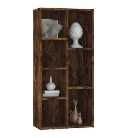 Armoire à livres Chêne fumé 50x25x106 cm