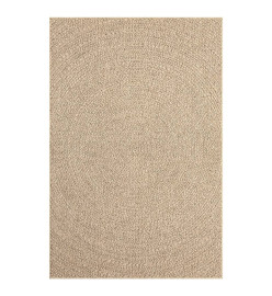 Tapis 120x170 cm aspect jute intérieur et extérieur