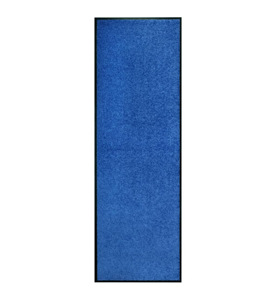 Paillasson lavable Bleu 60x180 cm