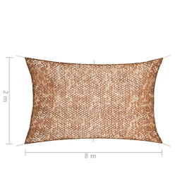 Filet de camouflage avec sac de rangement 2x8 m Beige