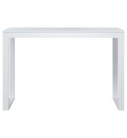 Bureau d'ordinateur Blanc 110x60x73 cm Aggloméré