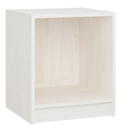 Tables de chevet 2 pcs Blanc 35,5x33,5x41,5 cm Pin massif