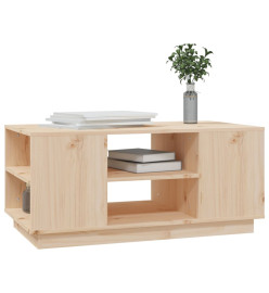 Table basse 90x49x40,5 cm Bois massif de pin