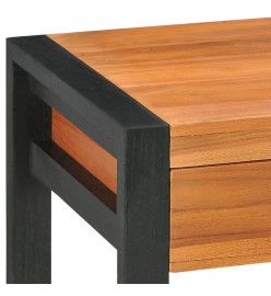 Bureau avec 2 tiroirs 100x40x75 cm Bois de teck