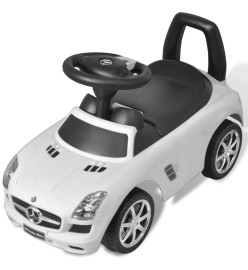 Voiture blanche pour enfants Mercedes Benz