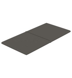 Panneaux muraux 12 pcs Gris foncé 60x30 cm Velours 2,16 m²