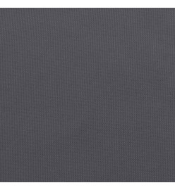 Coussin rond anthracite Ø 100 x11 cm tissu oxford