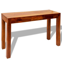 Table console avec 3 tiroirs 80 cm Bois massif