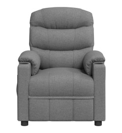 Fauteuil inclinable Gris clair Tissu