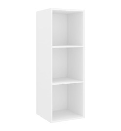 Ensemble de meubles TV 4 pcs Blanc Bois d'ingénierie