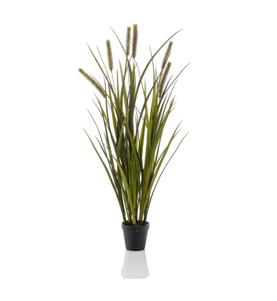 Emerald Herbe de quenouilles artificielle 85 cm en pot