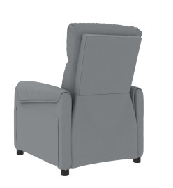 Fauteuil électrique de massage Gris clair Tissu