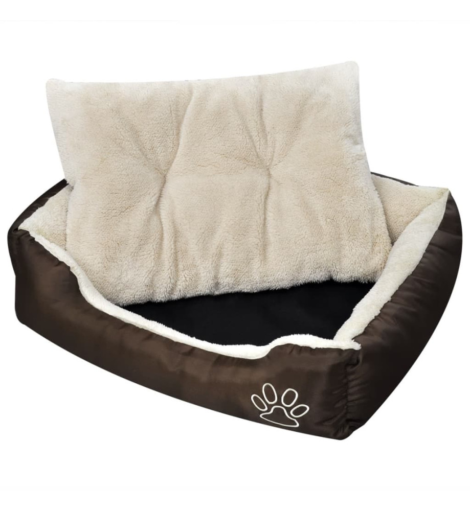 Lit pour chiens avec coussin rembourré Taille XL