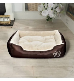 Lit pour chiens avec coussin rembourré Taille XL