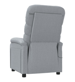 Fauteuil de massage Gris clair Tissu