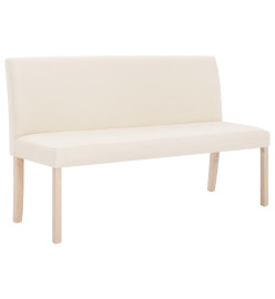 Banc 139,5 cm Crème Polyester