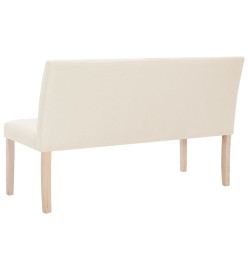 Banc 139,5 cm Crème Polyester