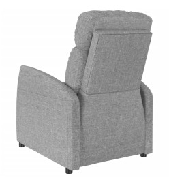 Fauteuil inclinable Gris clair Tissu