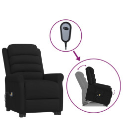 Fauteuil de massage Noir Similicuir