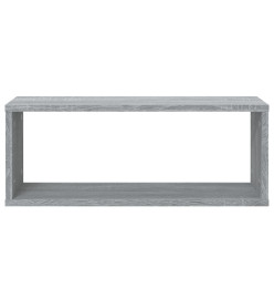 Étagères murales cube 6 pcs Sonoma gris 60x15x23 cm Bois